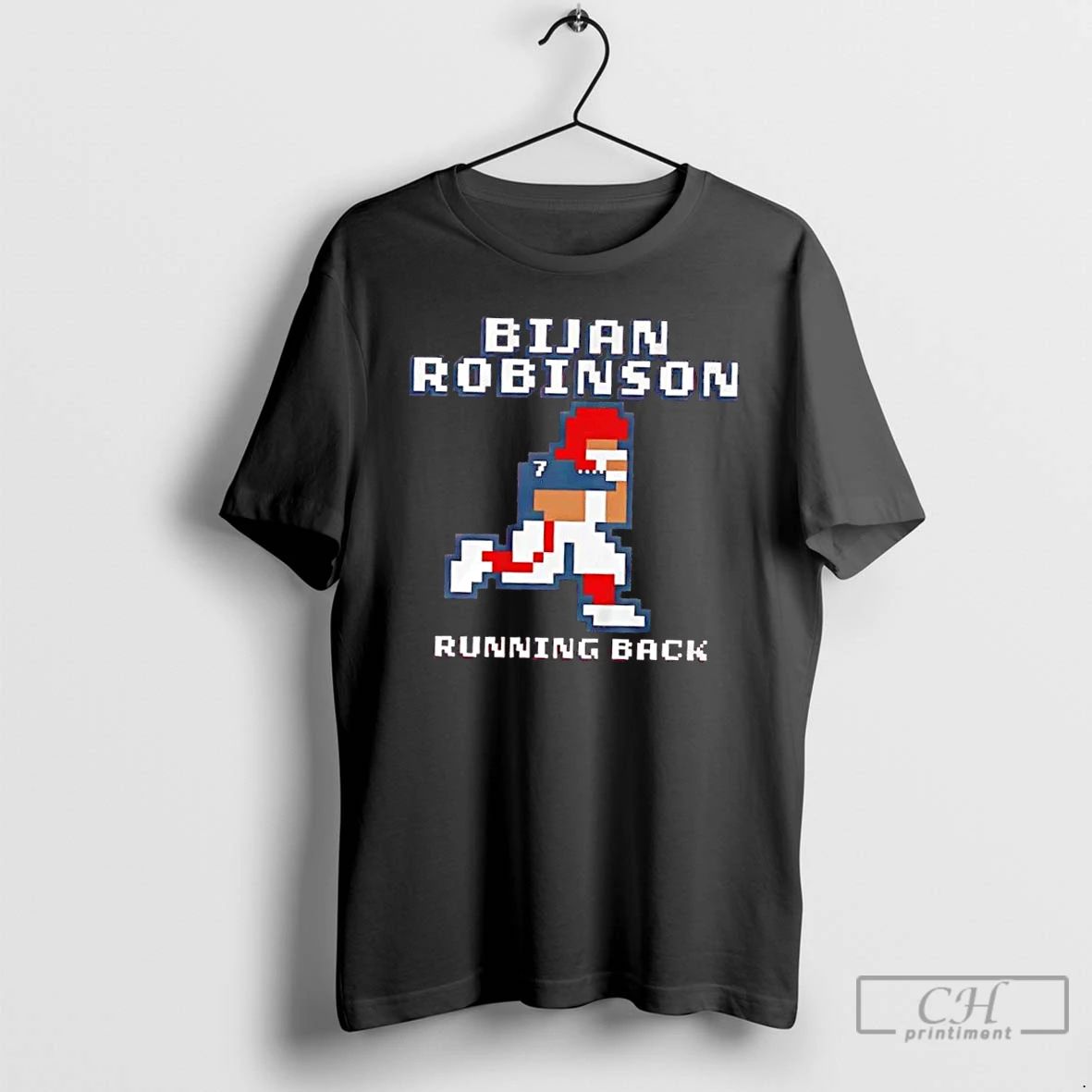 Classic Atlanta Falcons Bijan Robinson Running Back Retro Baller T Shirts