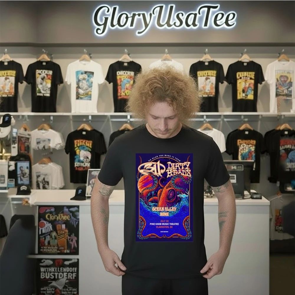 311 and Dirty Heads So Glad You Made It Tour 2026 Clarkston, MI Poster Shirt