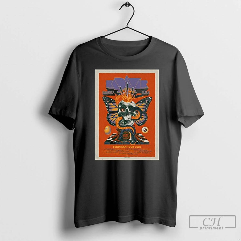 Classic Kadavar Slomosa O R B Tour European 2025 Long Sleve T Shirts