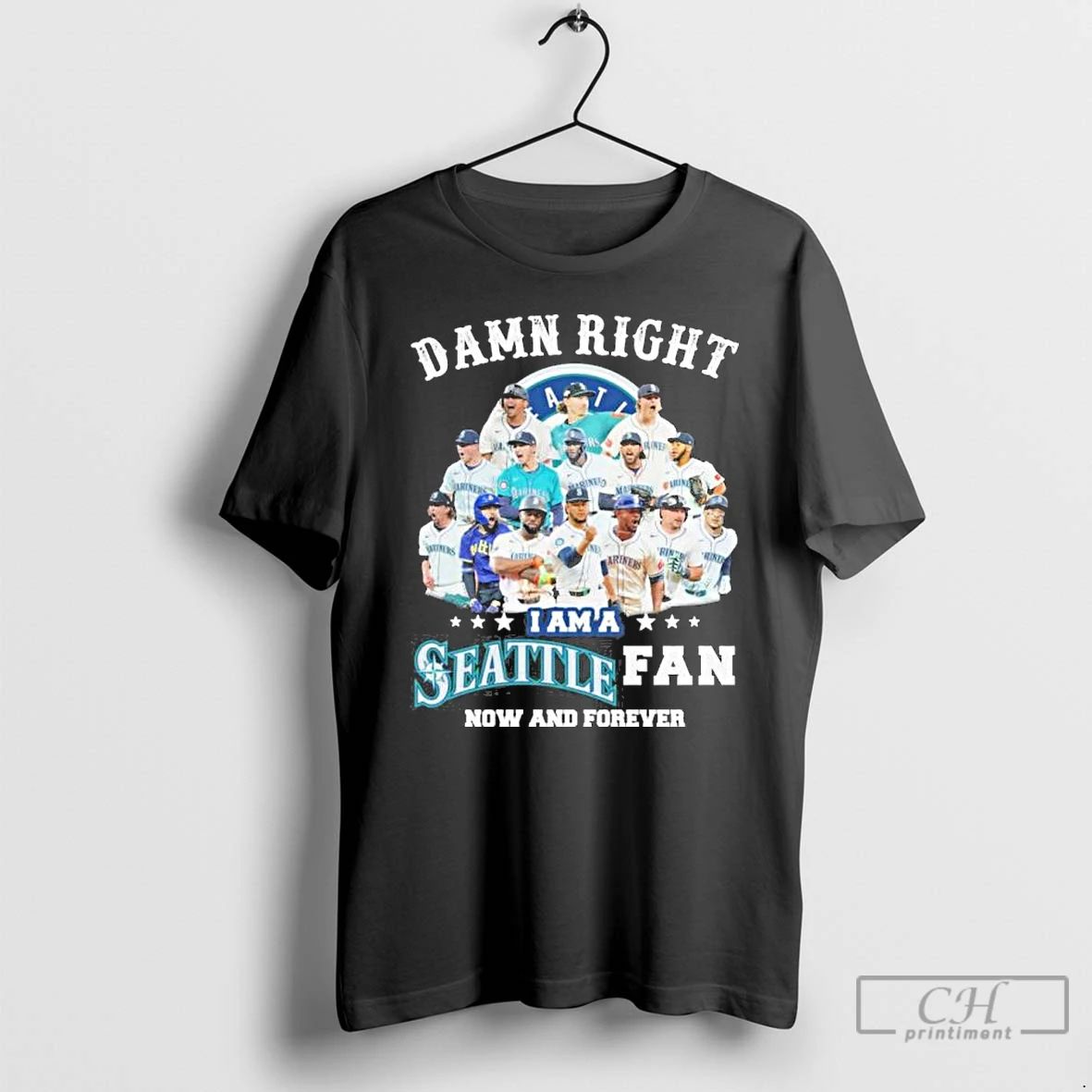 Classic Damn Right I Am A Seattle Mariners Alcs Fan Now And Forever T Shirts