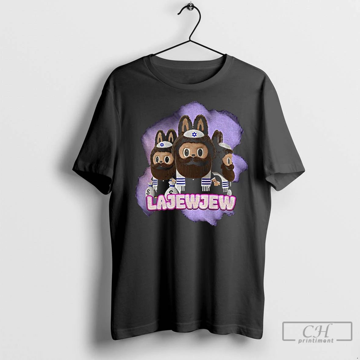 Classic Lajewjew Labubu Monster Jewish Logo 2025