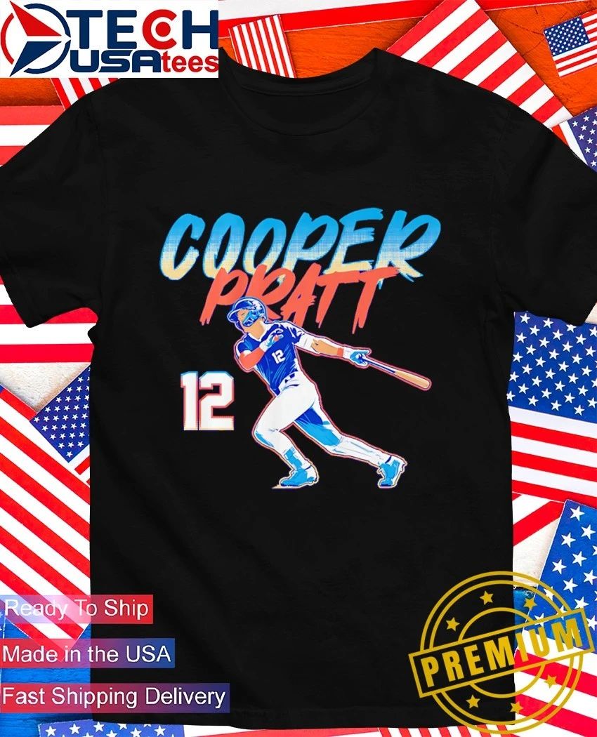 Cooper Pratt No. 12 Milwaukee Brewers Baseball slugger swing shirt