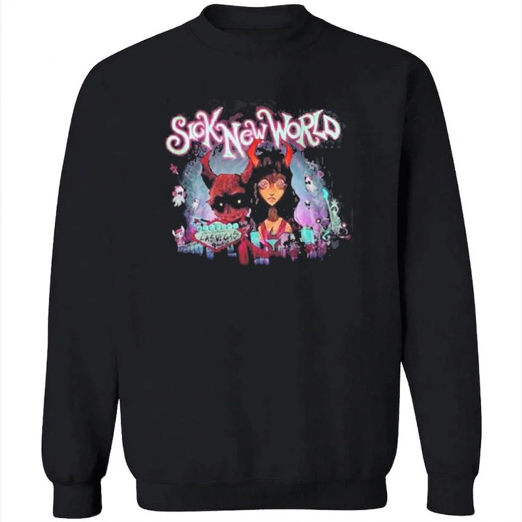 Sick New World Las Vegas 2026 Festival Merch Tee At Las Vegas Festival Grounds On April 25 2026 Red Devil Shirt