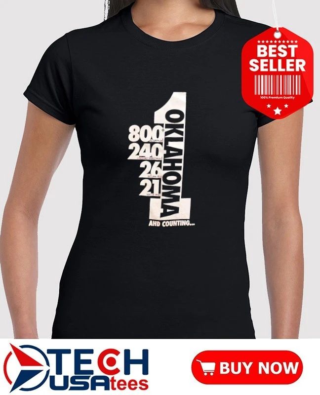 One Oklahoma and Counting Oklahoma Sooners shirt