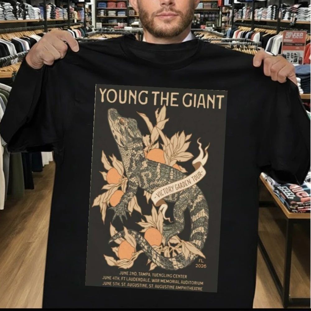 Young The Giant Victory Garden Tour 2026 Poster Shirt