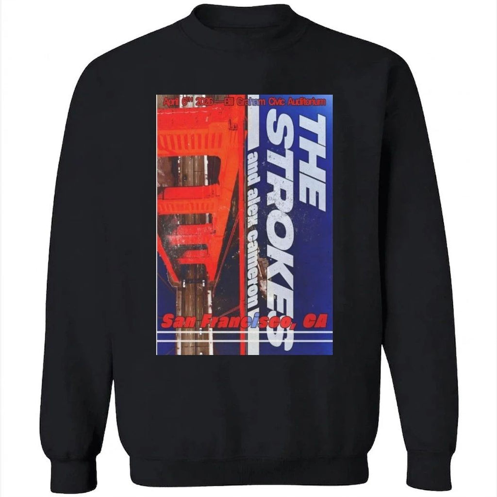 The Strokes At Bill Graham Civic Auditorium On April 6 2026 Shirt