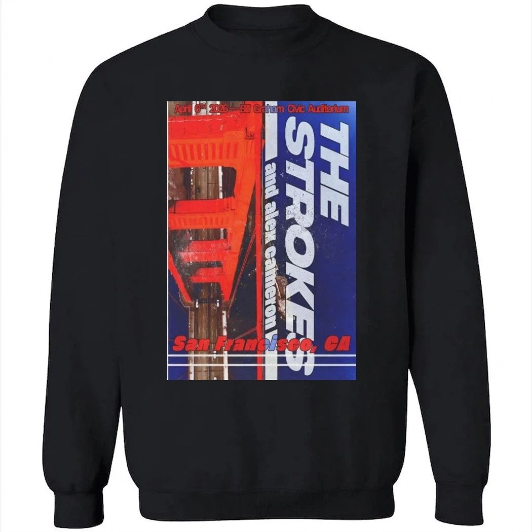The Strokes At Bill Graham Civic Auditorium On April 6 2026 Shirt