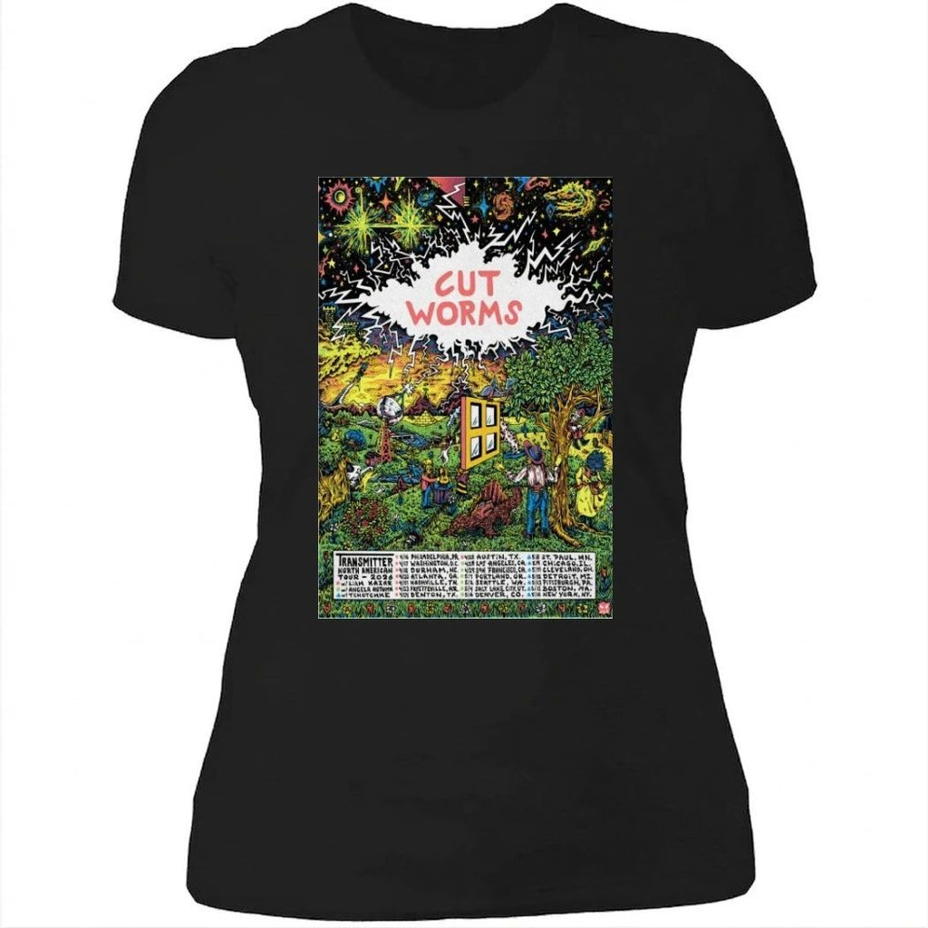 Cut Worms Transmitter North American 2026 Shows Poster Shirt