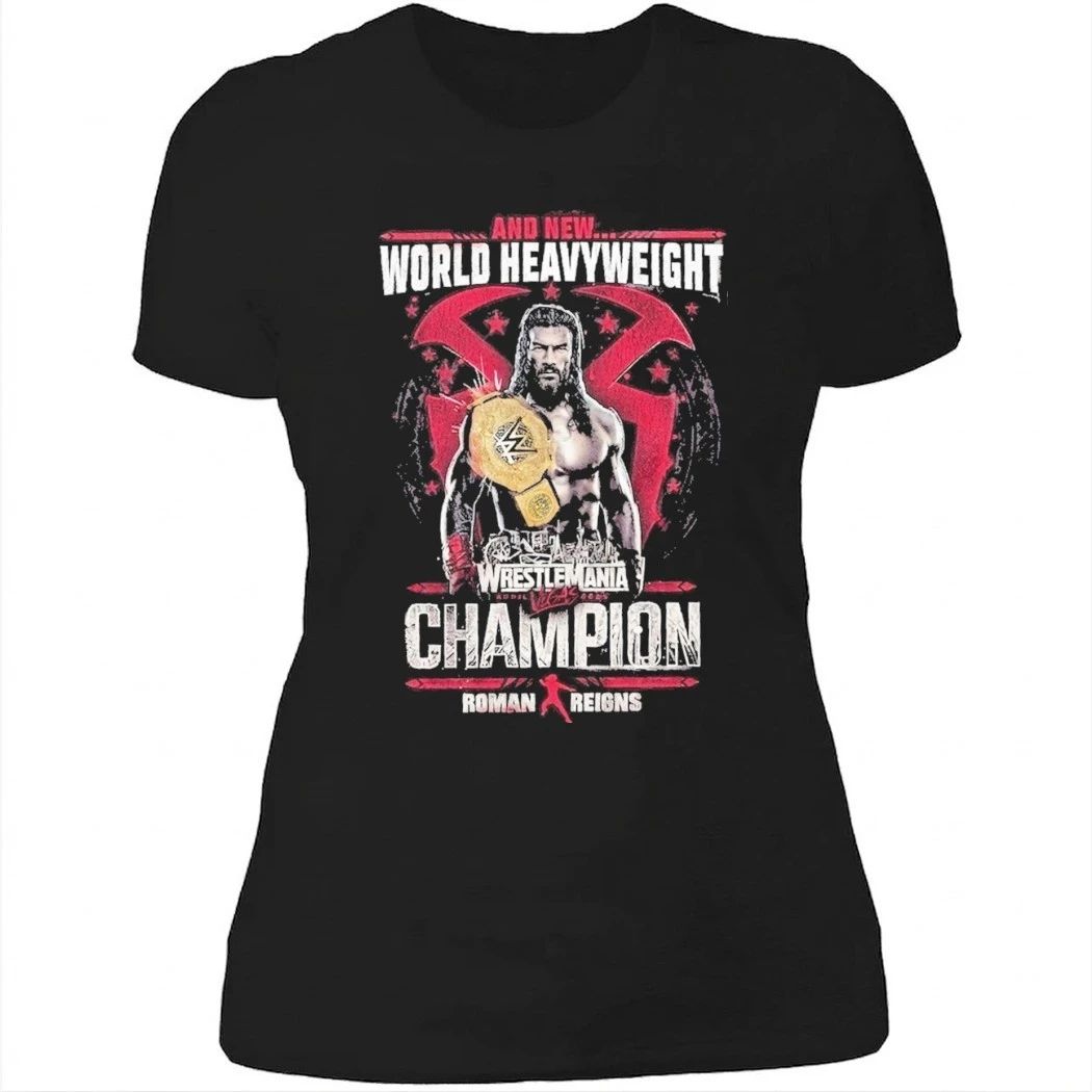 Roman Reigns WrestleMania Las Vegas World Heavyweight Champion Shirt