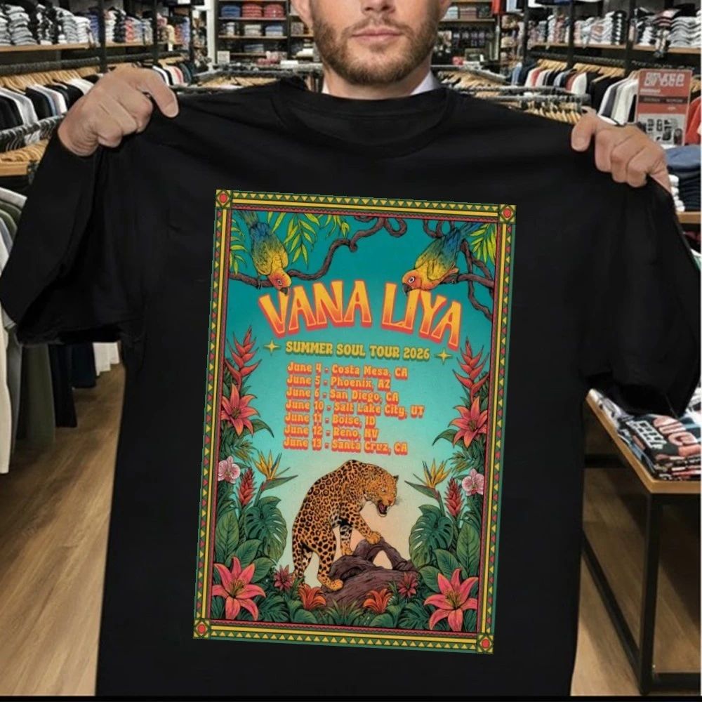 Vana Liya 2026 Tour Summer Soul Poster Shirt