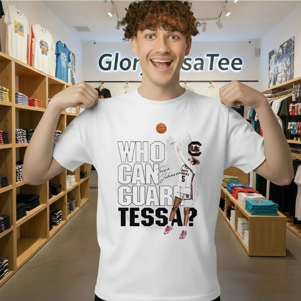 Back Chloe Kitts Wearing Who Can Guard Tessa Shirt
