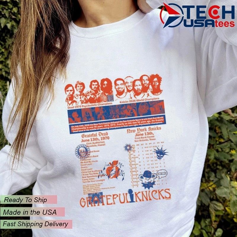 Grateful Knicks Championship NBA 2026 shirt