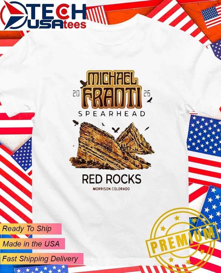 Michael Franti Spearhead 2026 Red Rocks Morrison Colorado shirt