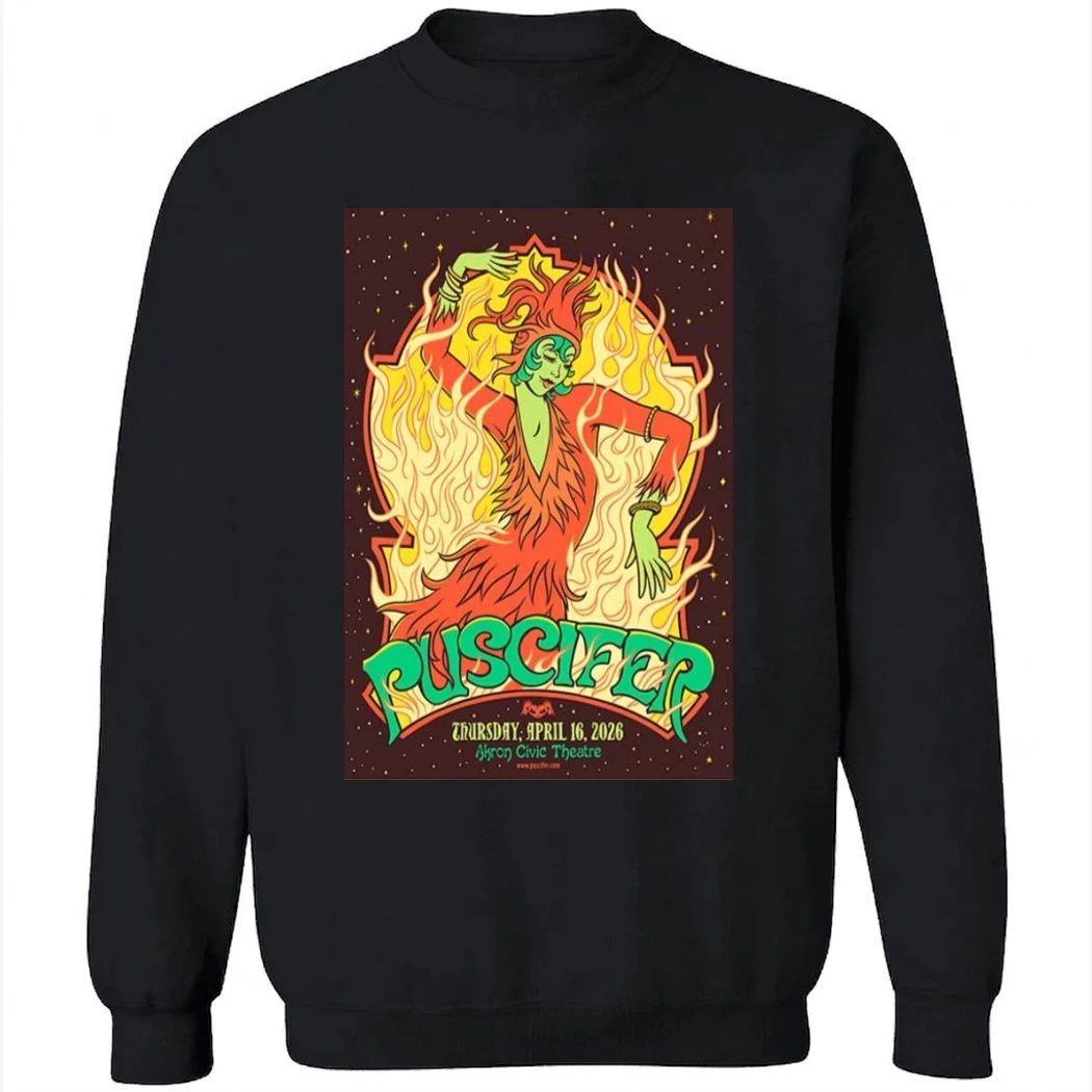 Puscifer Akron Civic Theatre Akron April 16 2026 Event Poster Shirt