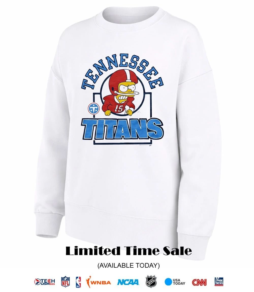 Bart Simpson x Tennessee Titans shirt