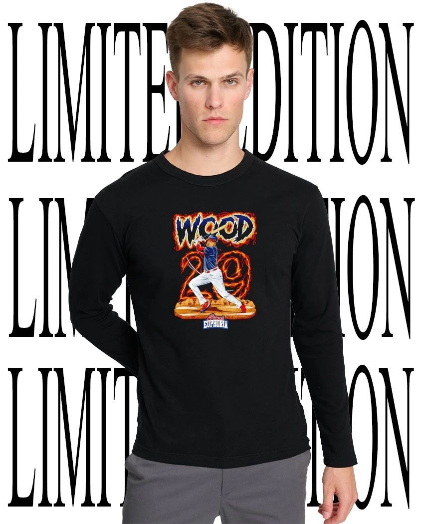 MLB Robert Wood Jr 29 Baseball WOOD caricature shirt