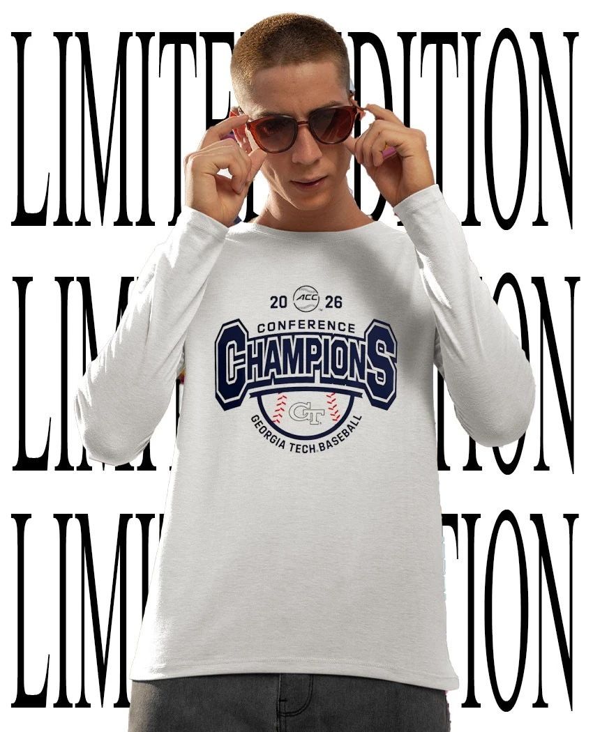 NCAA ACC Georgia Tech Yellow Jackets Baseball conference champions 2026 shirt