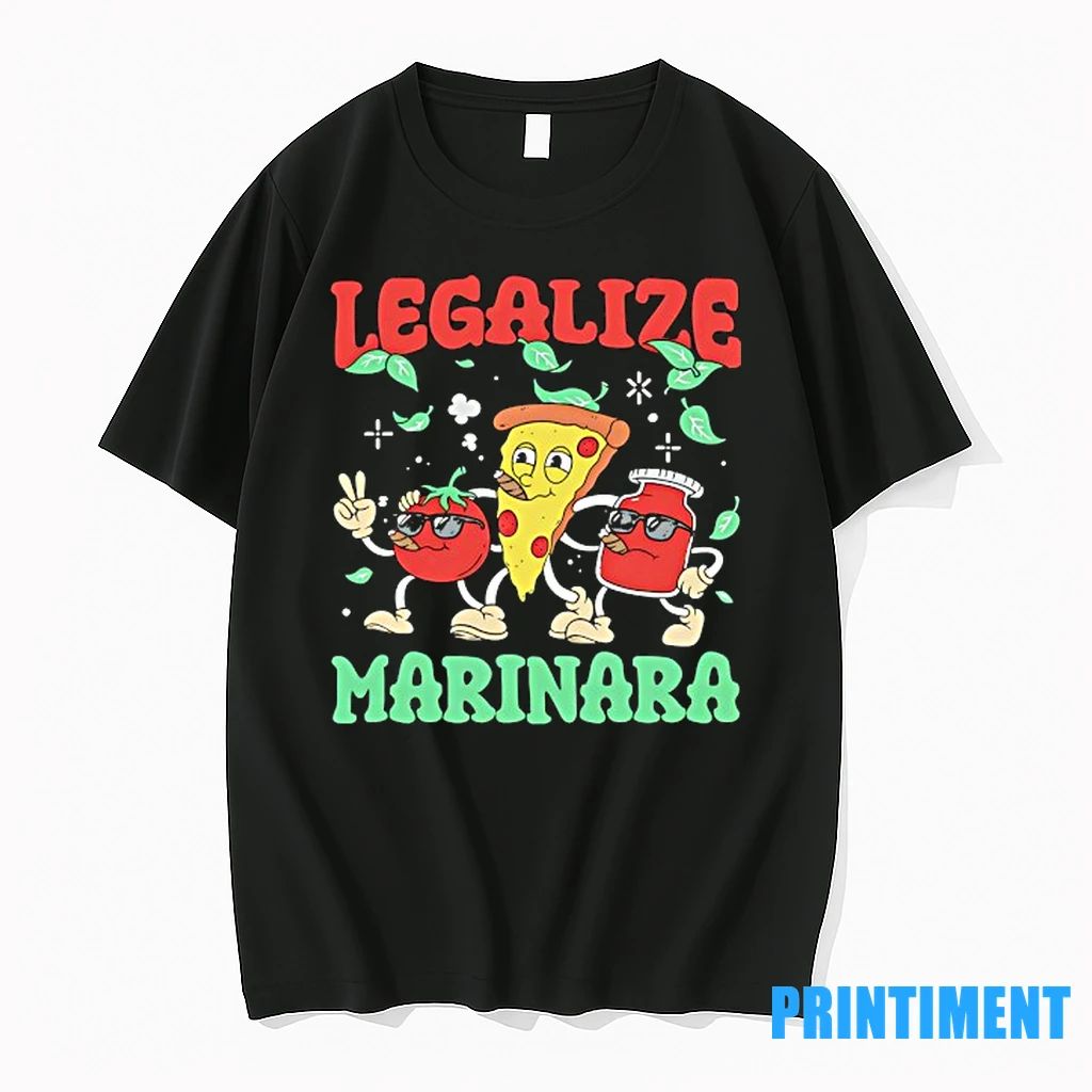Pizza And Tomato Legalize Marinara Tshirts Sweater