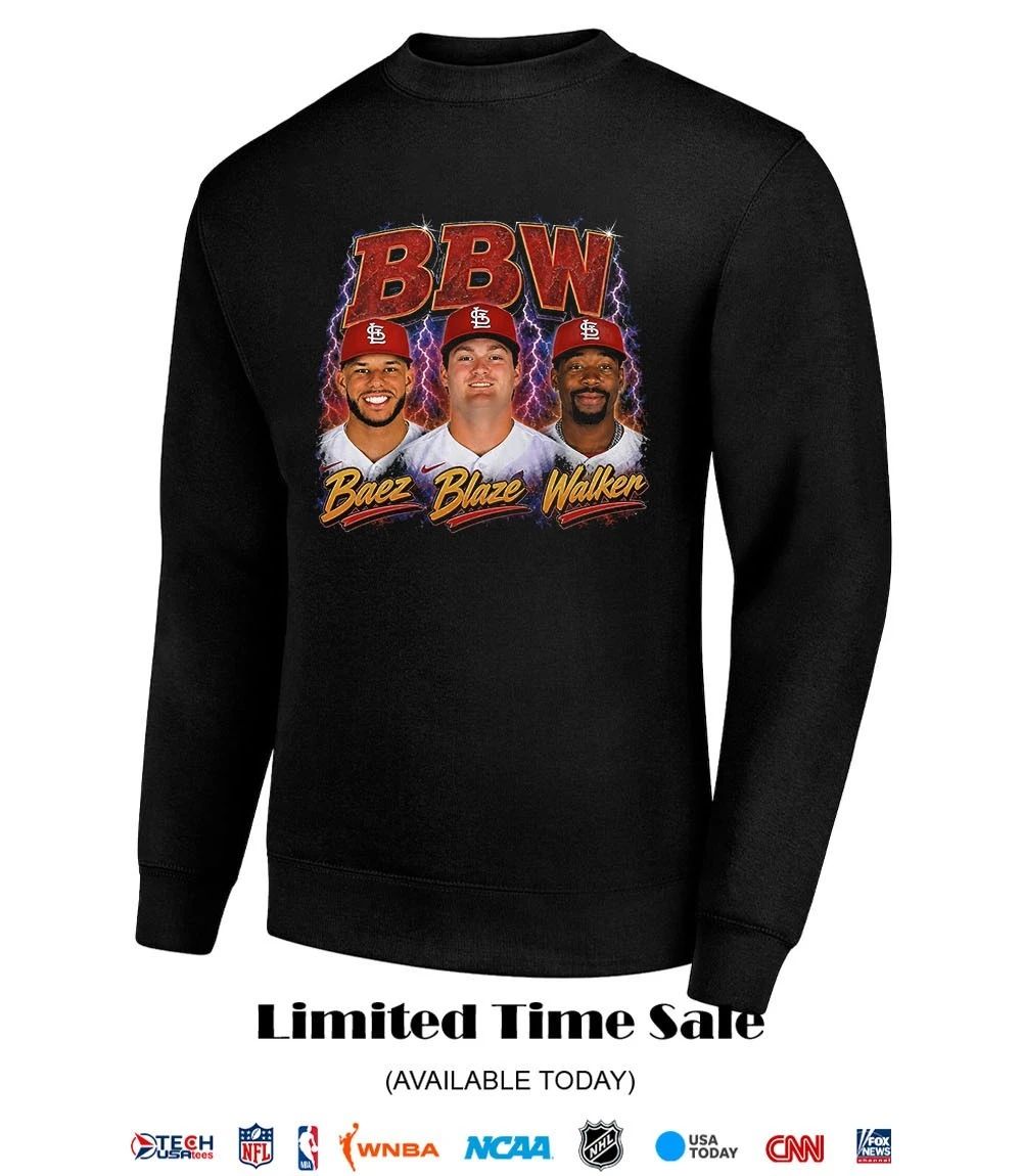 BBW Baez Blaze Walker St. Louis Cardinals shirt