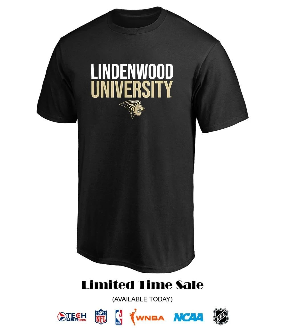 Lindenwood University logo shirt