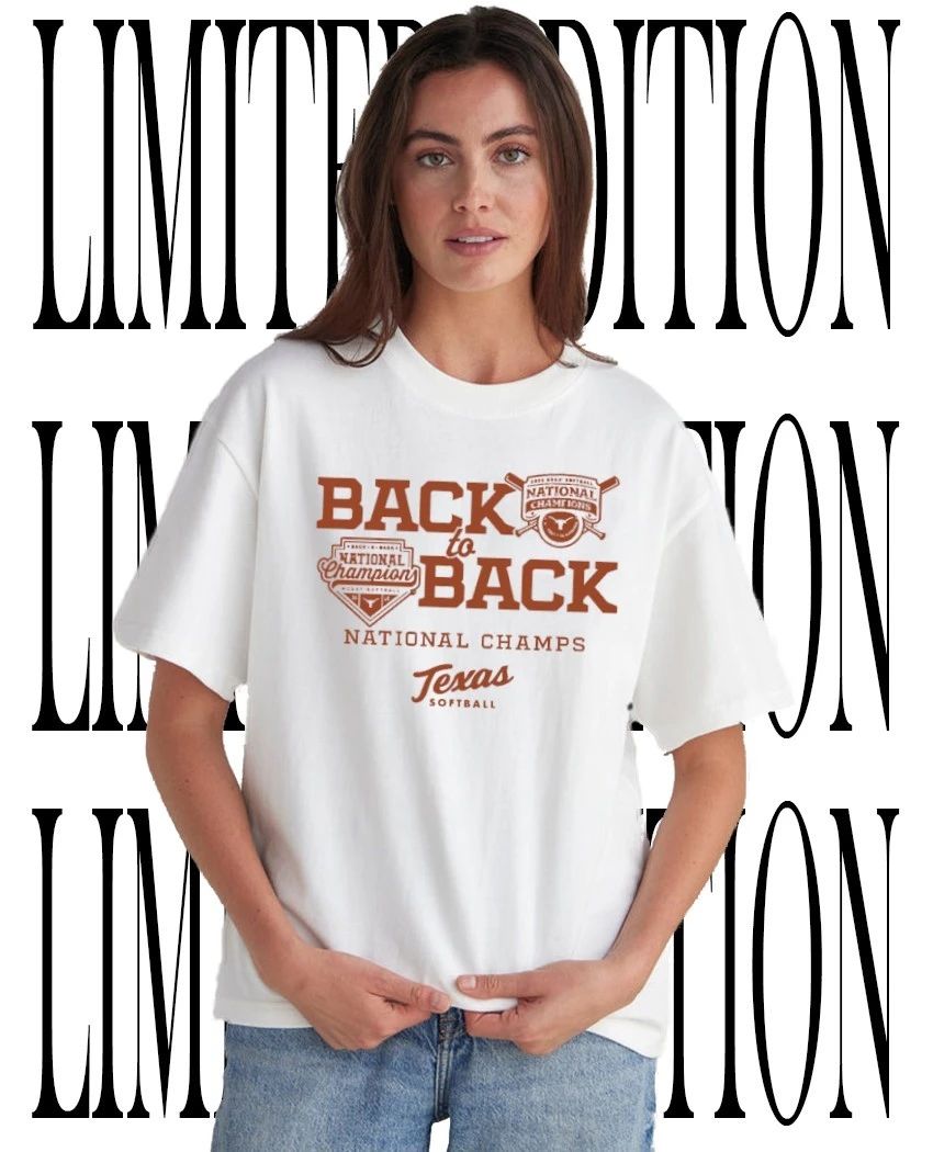 Texas Longhorns Softball Back-To-Back National Champions 2026 shirt