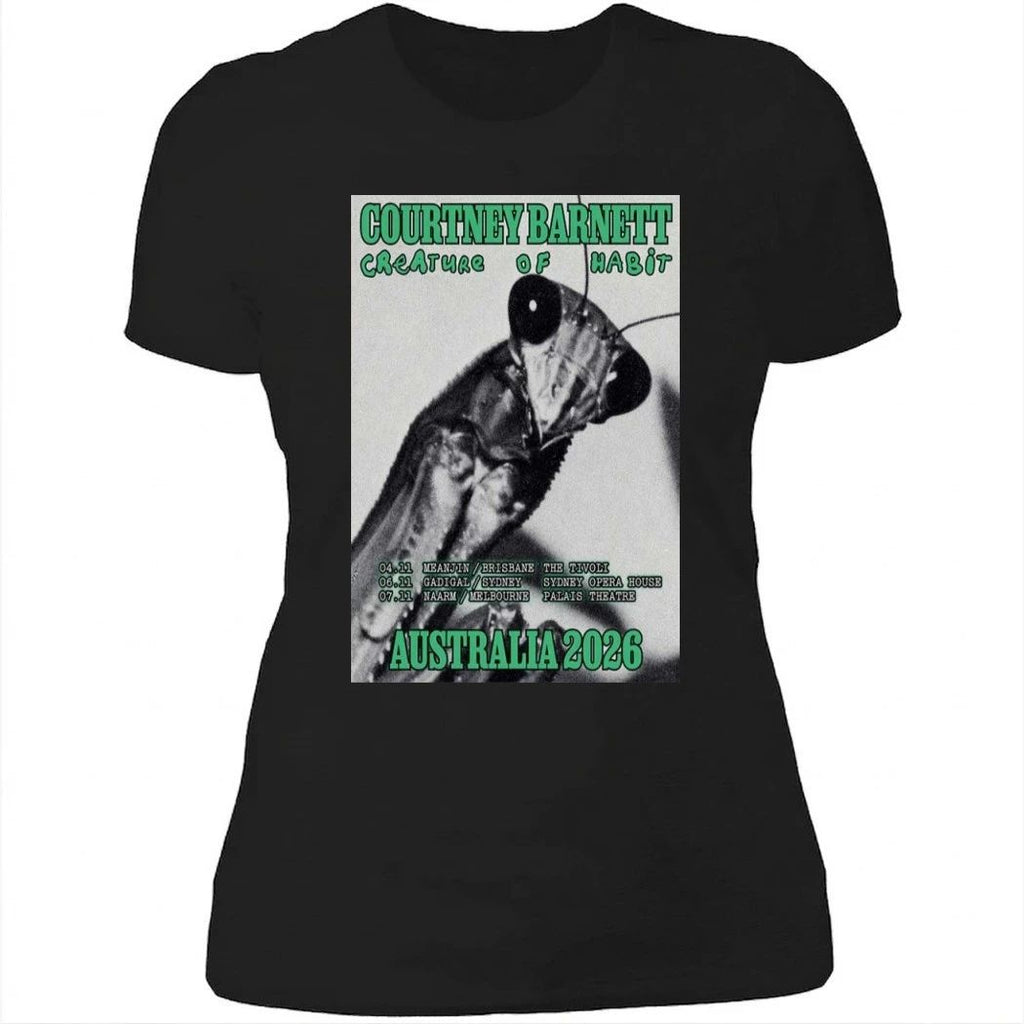 Courtney Barnett Australia Tour 2026 Poster Shirt
