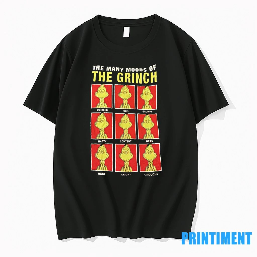 The Many Moods Of The Grinch Christmas Tshirts Sweater