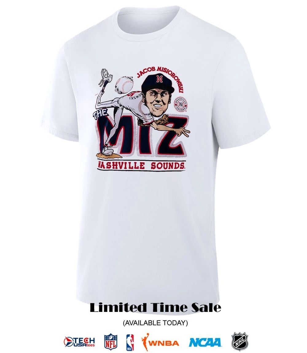 Jacob Misiorowski Nashville Sounds caricature shirt