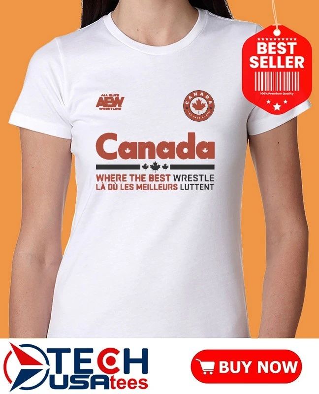AEW Tournament Soccer Canada where the best wrestle shirt