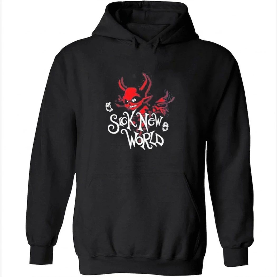 Sick New World 2026 Las Vegas Festival Merch On April 25 2026 Full Lineup Signature Red Devil T-Shirt