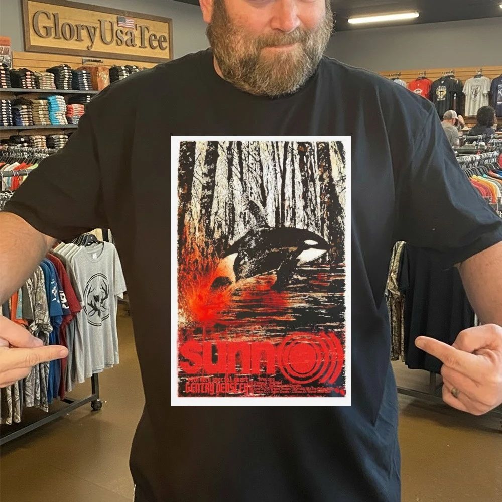 Sunn O Band April 2026 Poster Shirt