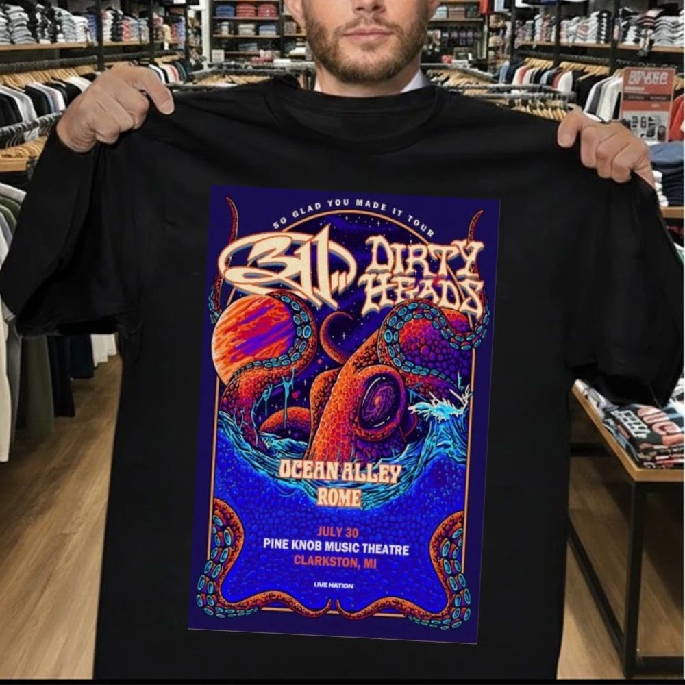 311 and Dirty Heads So Glad You Made It Tour 2026 Clarkston, MI Poster Shirt
