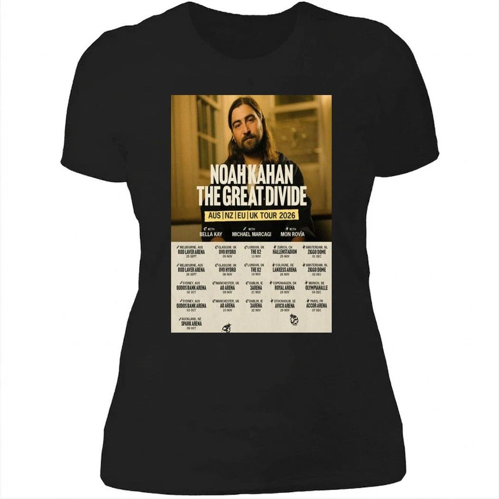 Noah Kahan The Great Divide AUS NZ UK Tour 2026 Shirt
