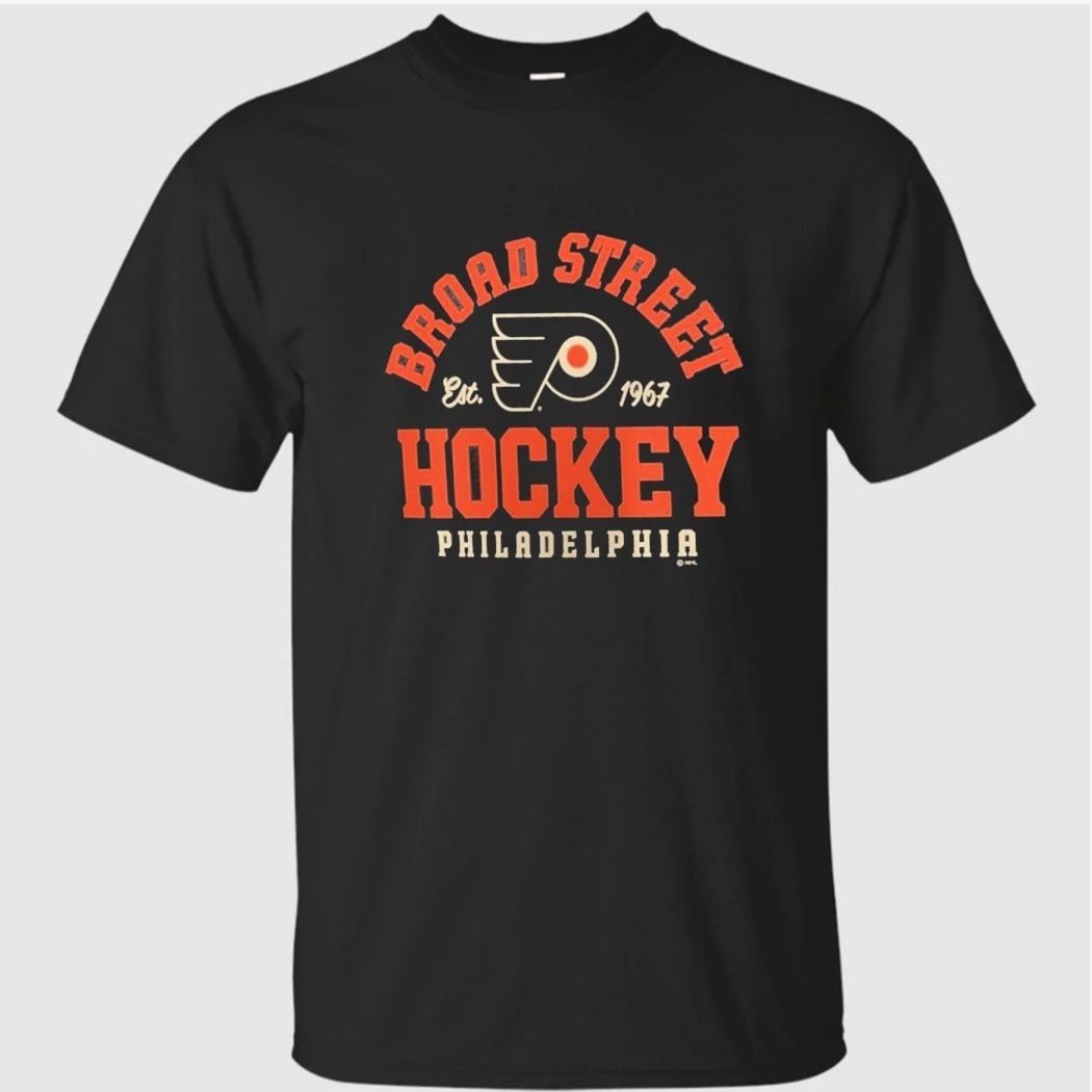Philadelphia Flyers Black Hometown Collection Broad Street T-Shirt