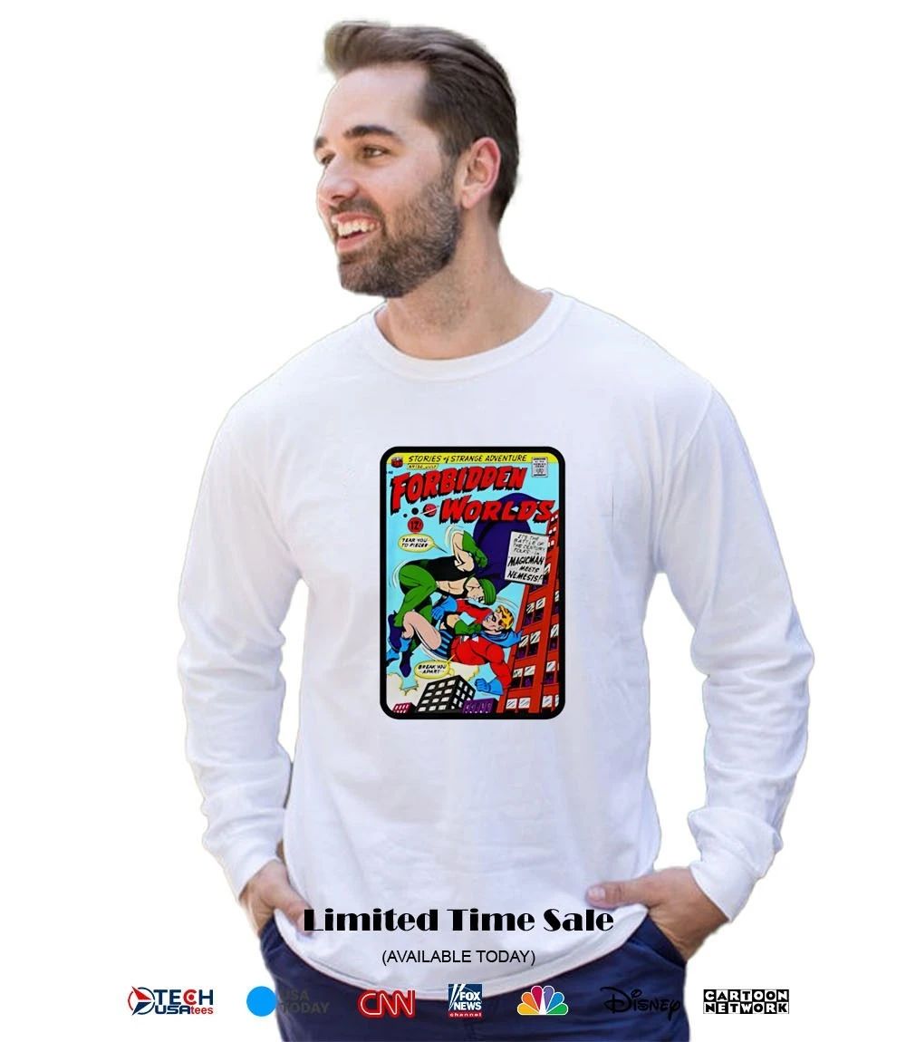 Forbidden Worlds 1960’s comic shirt
