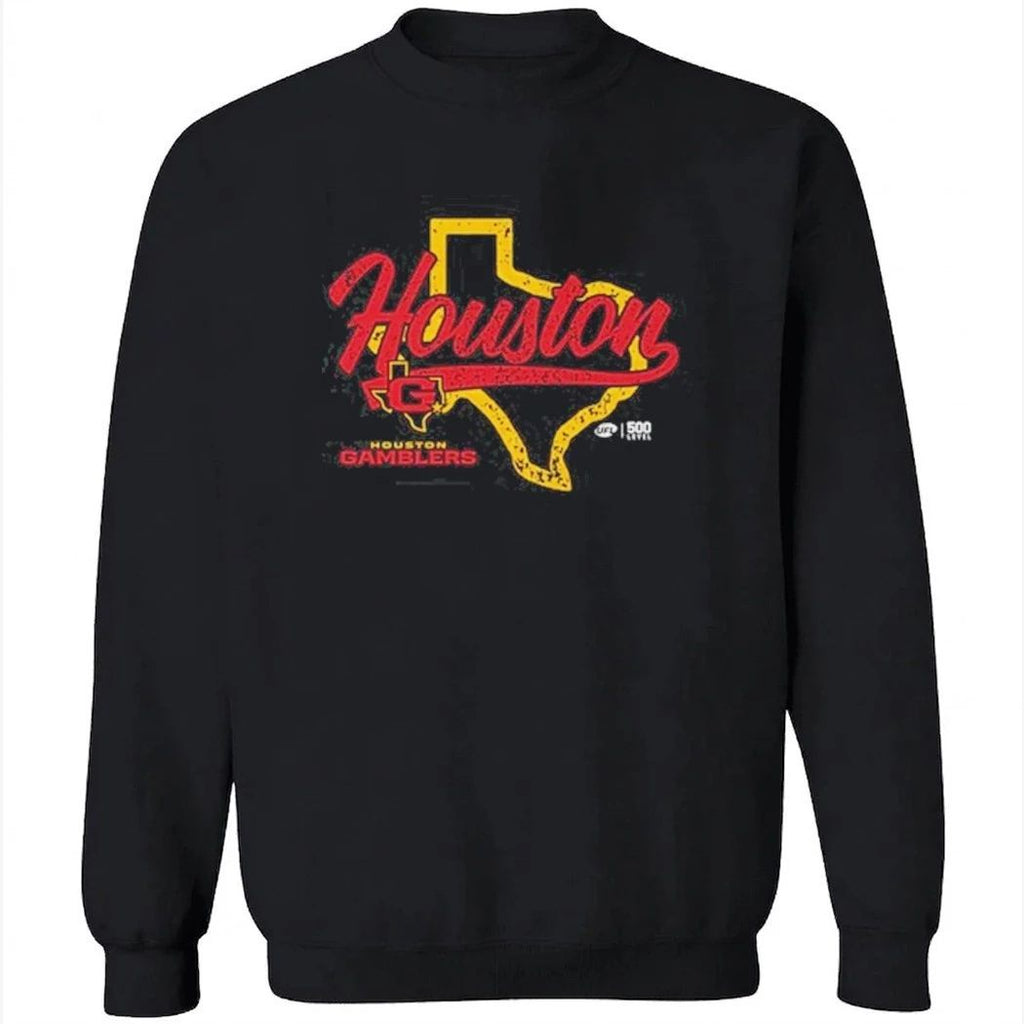 Houston Gamblers State Map Shirt