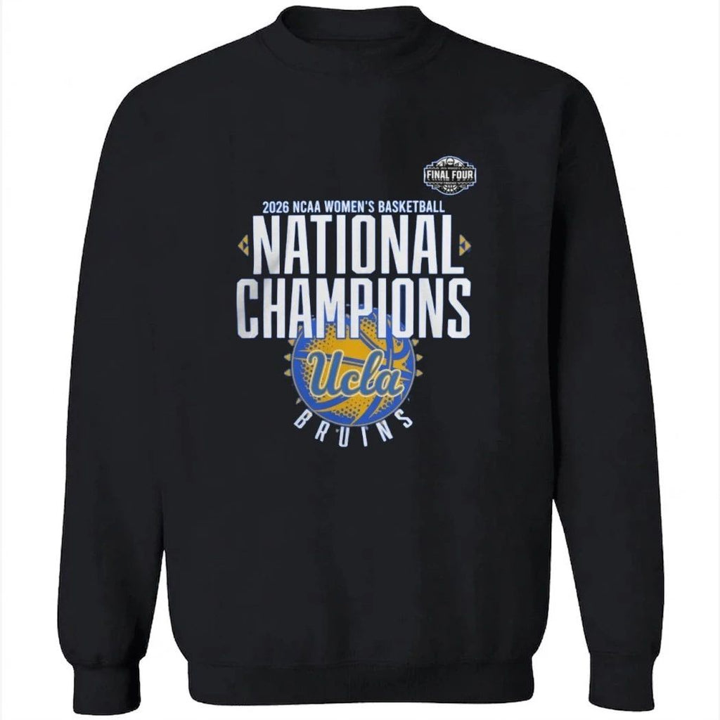UCLA Bruins 2026 NCAA Women’s Basketball National Champions Locker Room T-Shirt