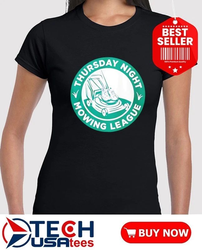 Thursday Night Mowing League logo shirt
