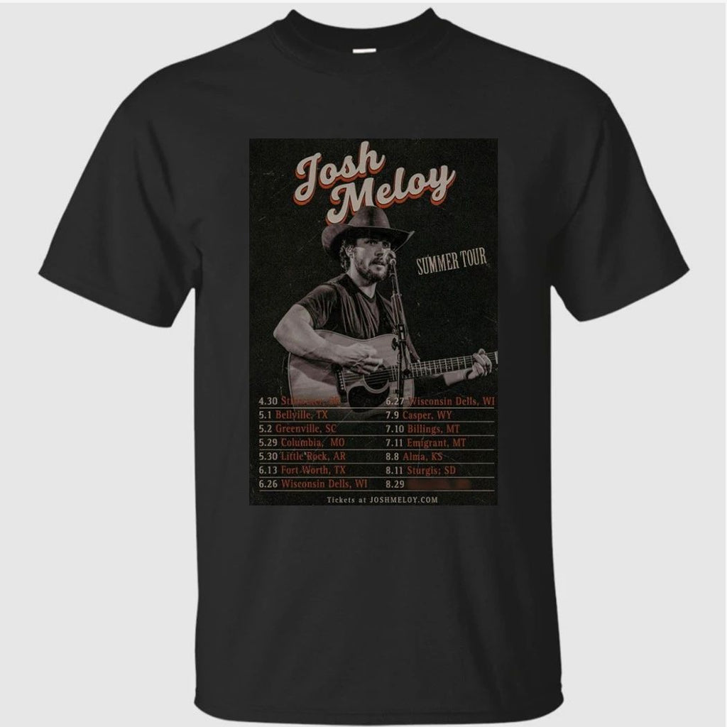 Josh Meloy Music Summer Tour 2026 Poster Shirt