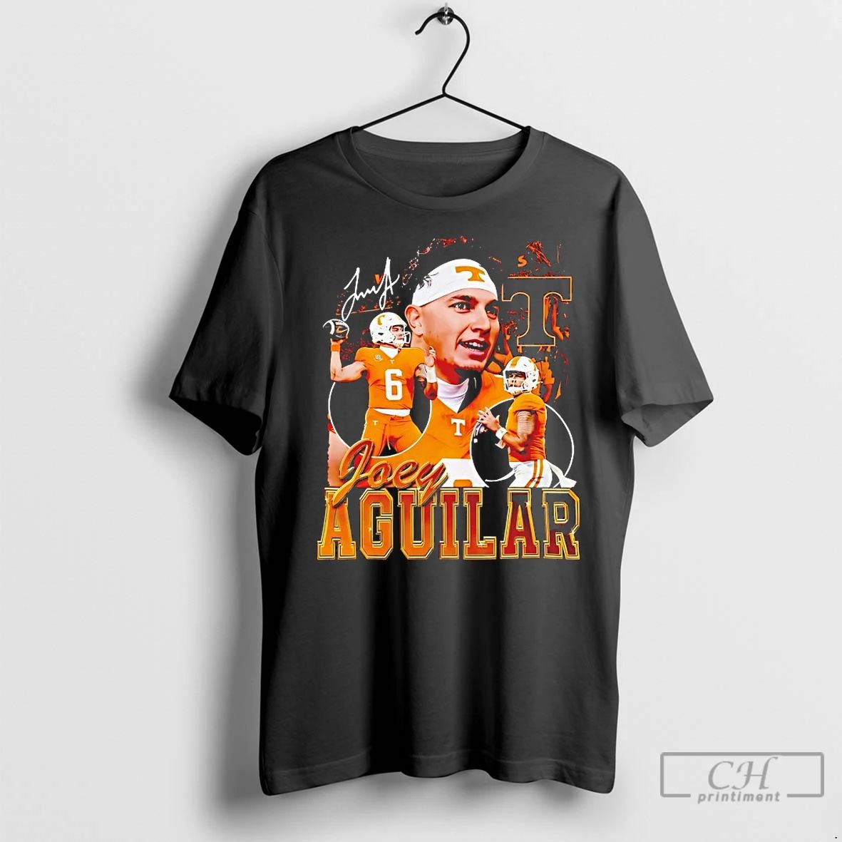 Classic Joey Aguilar Tennessee Volunteers Football Signature Vintage Icon