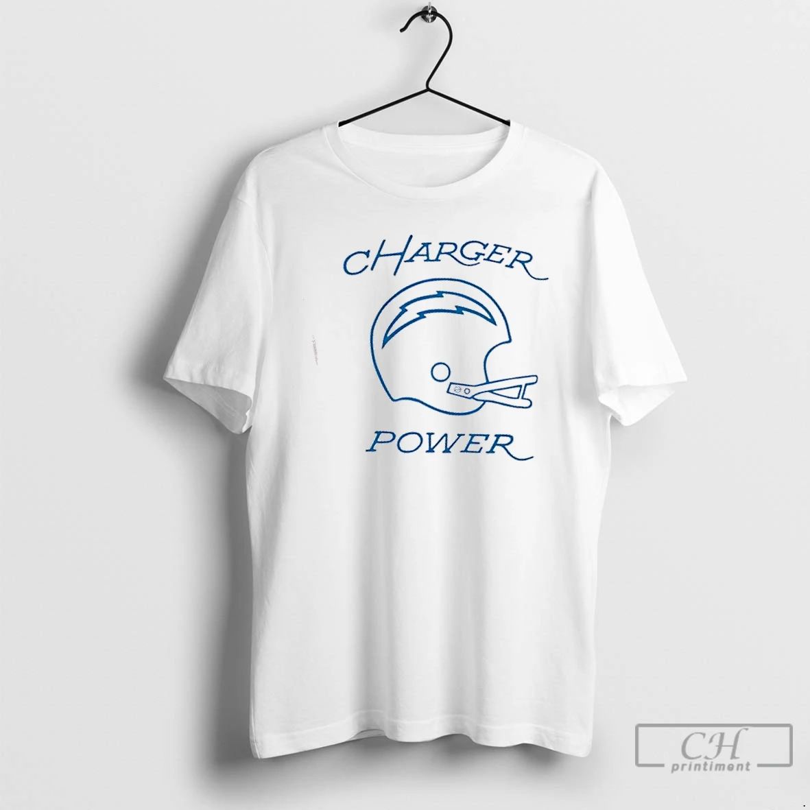 Classic Los Angeles Chargers Power Football T Shirts