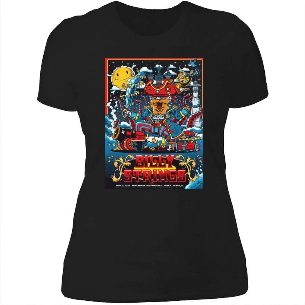 Billy Strings Tampa Florida 2026 Merch Gig Poster At Benchmark International Arena On April 8 2026 Shirt