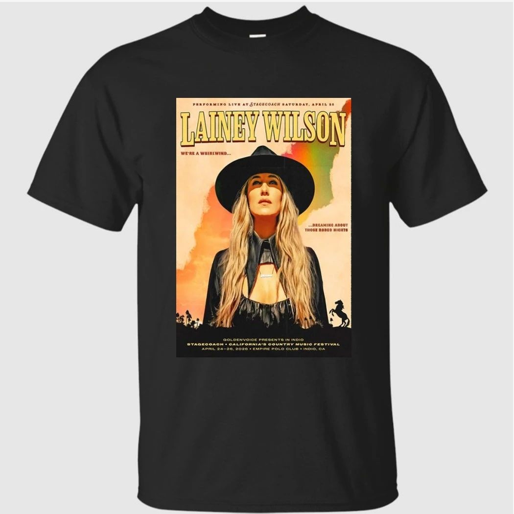 Lainey Wilson Tour 2026 Stagecoach Country Music Festival Poster Shirt