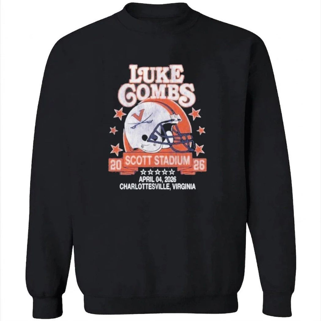Luke Combs Scott Stadium Show in Charlottesville April 4, 2026 Shirt