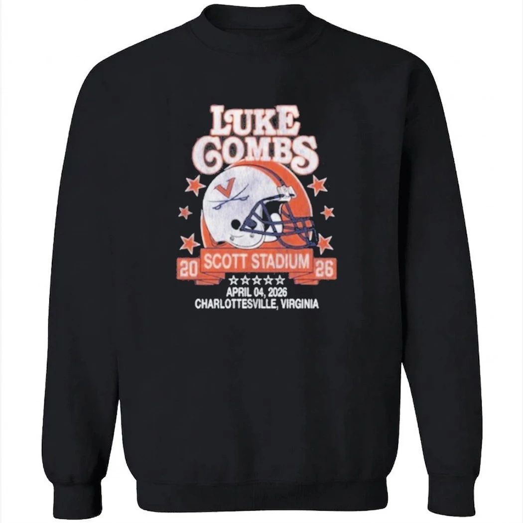 Luke Combs Scott Stadium Show in Charlottesville April 4, 2026 Shirt