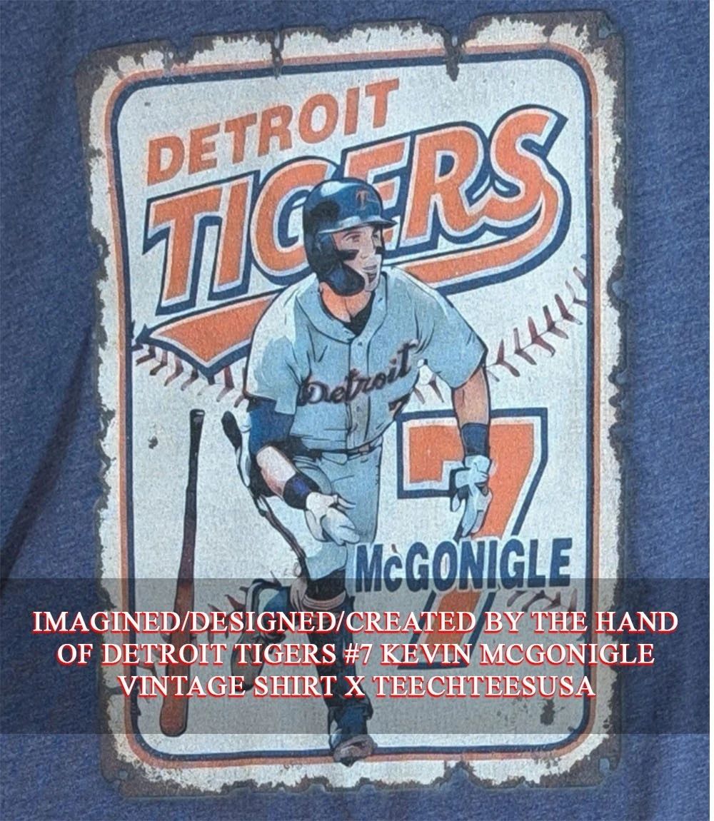 Detroit Tigers #7 Kevin McGonigle vintage shirt