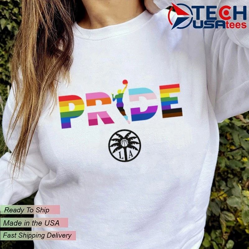 Los Angeles Sparks WNBA Pride logo shirt