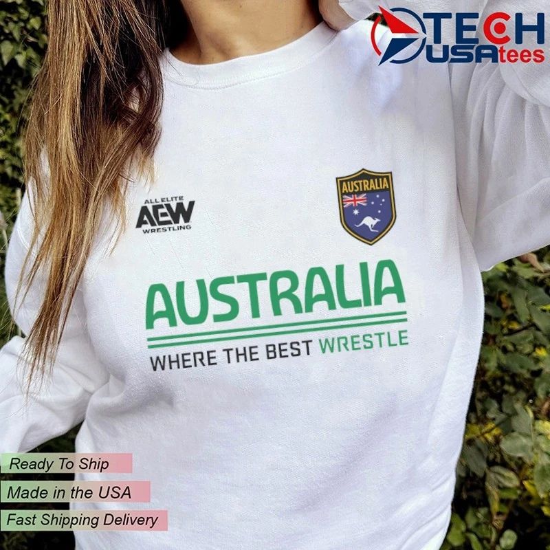 AEW Tournament Soccer Australia where the best wrestle shirt