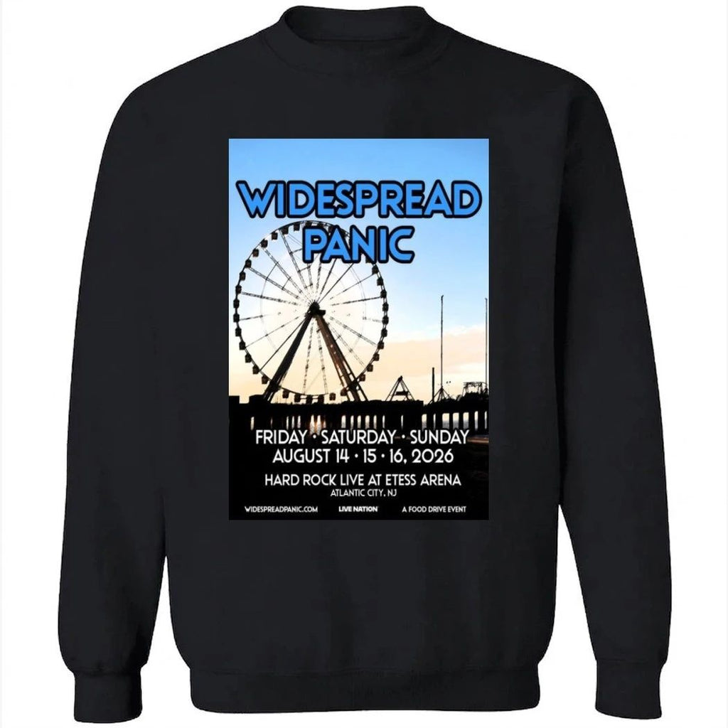 Widespread Panic Atlantic City, NJ Aug 14-16 2026 Poster Shirt