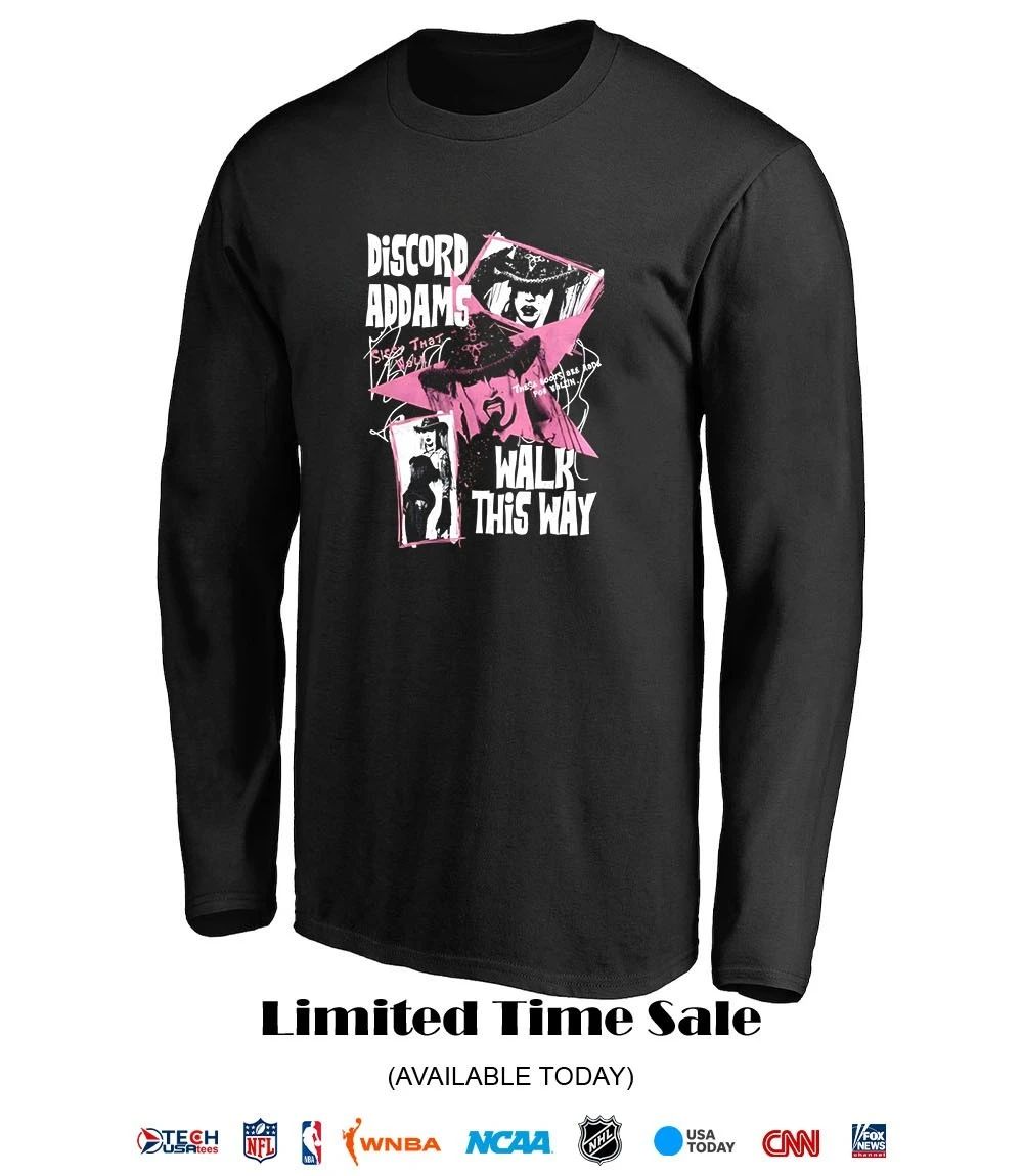 Discord Addams walk this way shirt